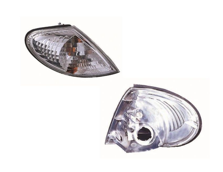 Lampa semnalizare fata Nissan Almera 03.2000-12.2002 partea Dreapta, tip Valeo, alba, cu socul bec, Depo, 215-1594R-AE