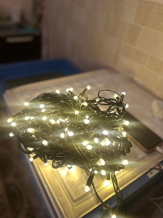 Роса, цвет свечения тёплый, 30м