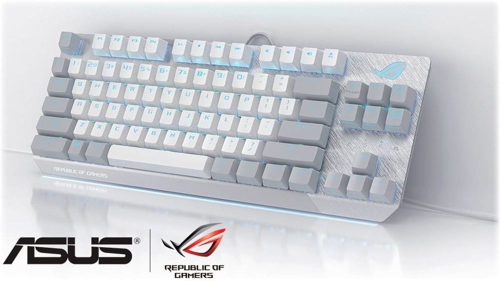 Asus rog Клава мышь белый и Logitech mx 3s+ dark project k