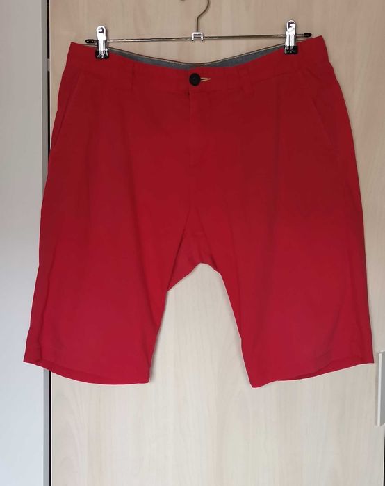 Pantaloni scurți bermude Tom Tailor Slim Jim rosii marimea 33