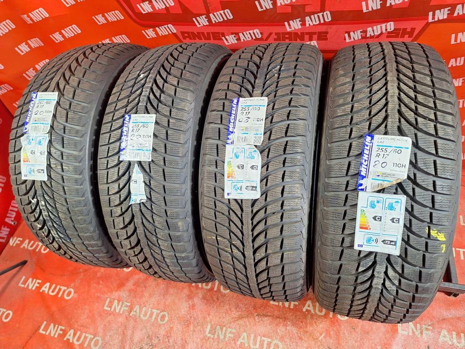 4 Anvelope M+S IARNA - 255/60/17 - MICHELIN ALPIN - NOU - DOT 2020 !! SUPER PRET