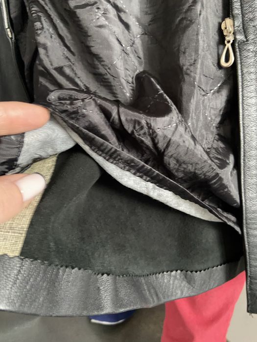 Дълго кожено манто