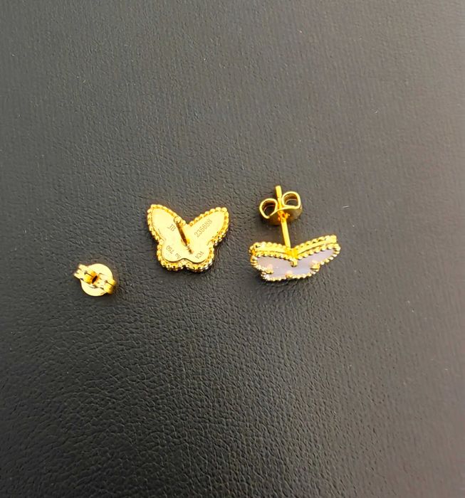 Van Cleef & Arpels VCA Sweet Butterflies earstuds, обеци с пеперудки