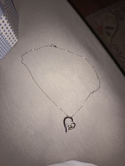 Lanț argint inima