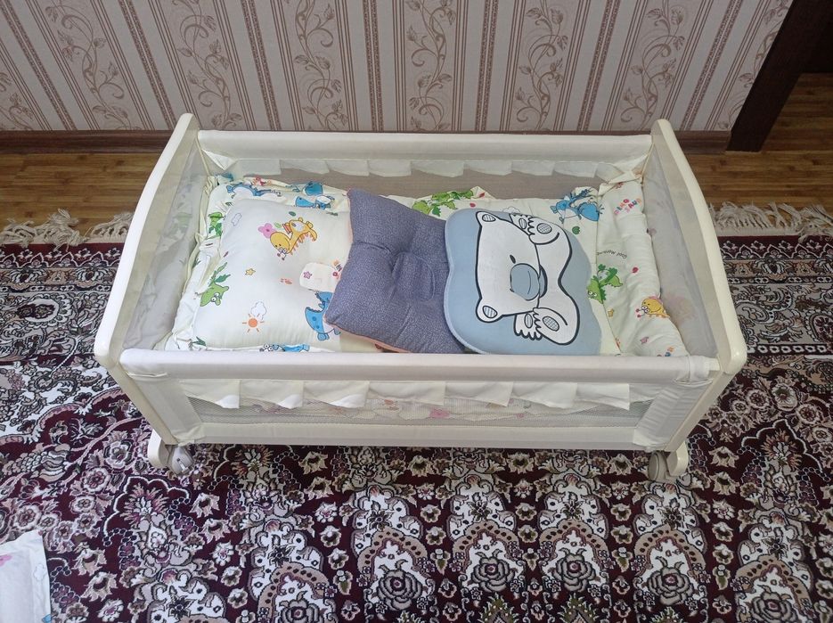 Детская люлька +матрас