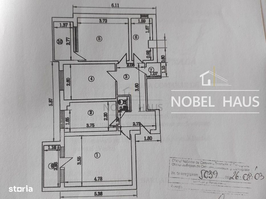 Apartament 3 camere, decomandat, etajul 3, Zona Gura Leului