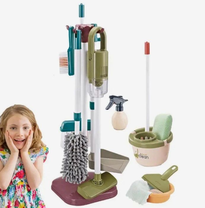 Детский набор для уборки, комплект для ролевых игр
