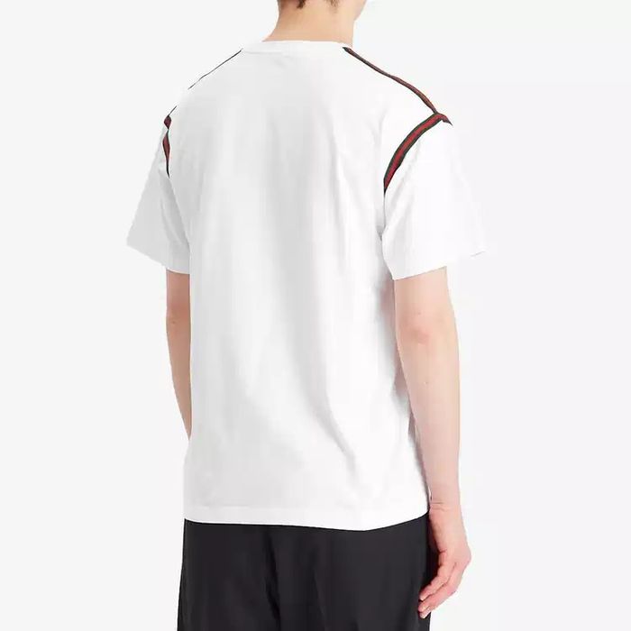 Мъжка тениска Gucci Cotton T shirt with Tape Detail