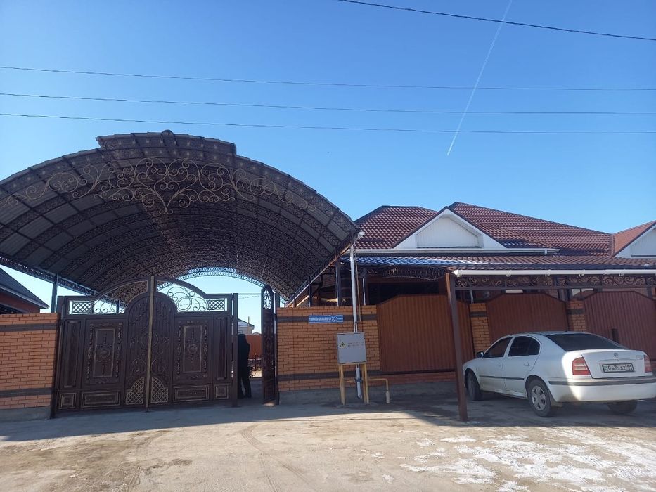 Навес металлконструкция