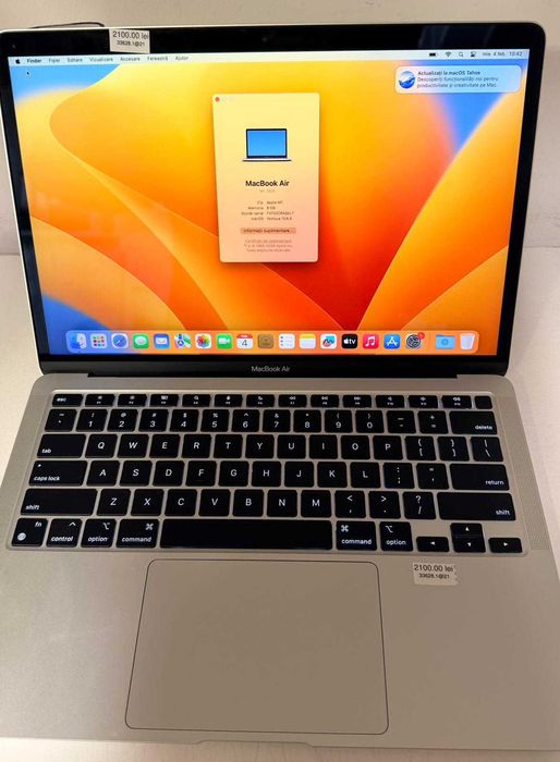 MacBook Air M1 (Ag.21) Garantie 2 ani
