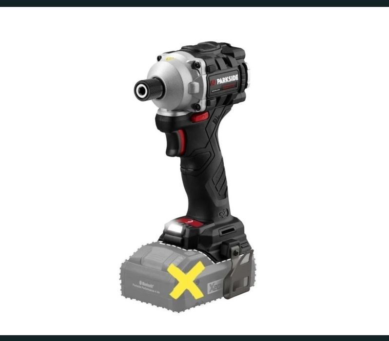 Mașină de înșurubat cu impact parkside  pe acumulator 20v electonic