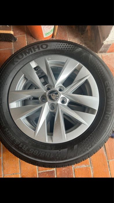 Jante aliaj 5x100 originale Anvelope 185 65 15