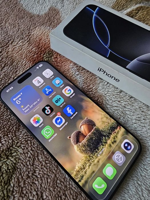 Vand/schimb iPhone 16 Pro Max...liber de rețea