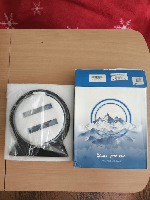 Арт лампа дерокация с движещ пясък