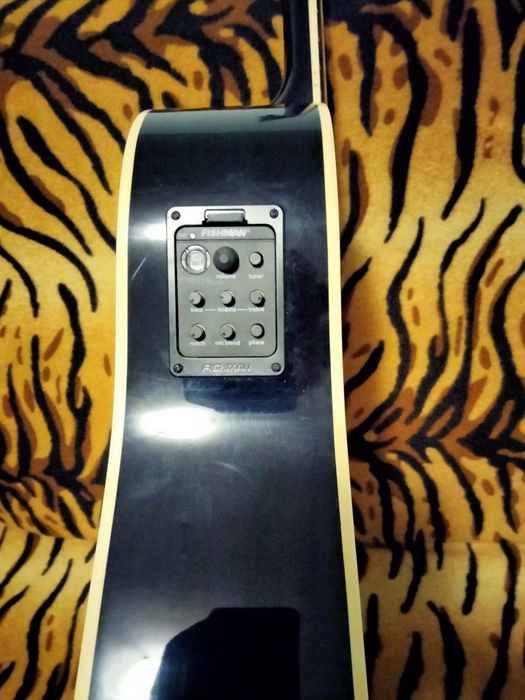 Електро акустична китара Nashville GSD-60 -BK с Fishman 301