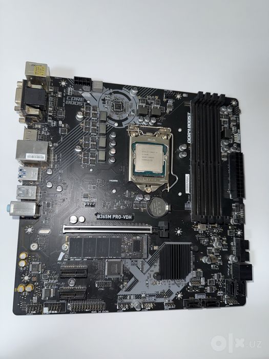 Продается B365M PRO-VDH + i5-9400 + Lexar nvme 256gb