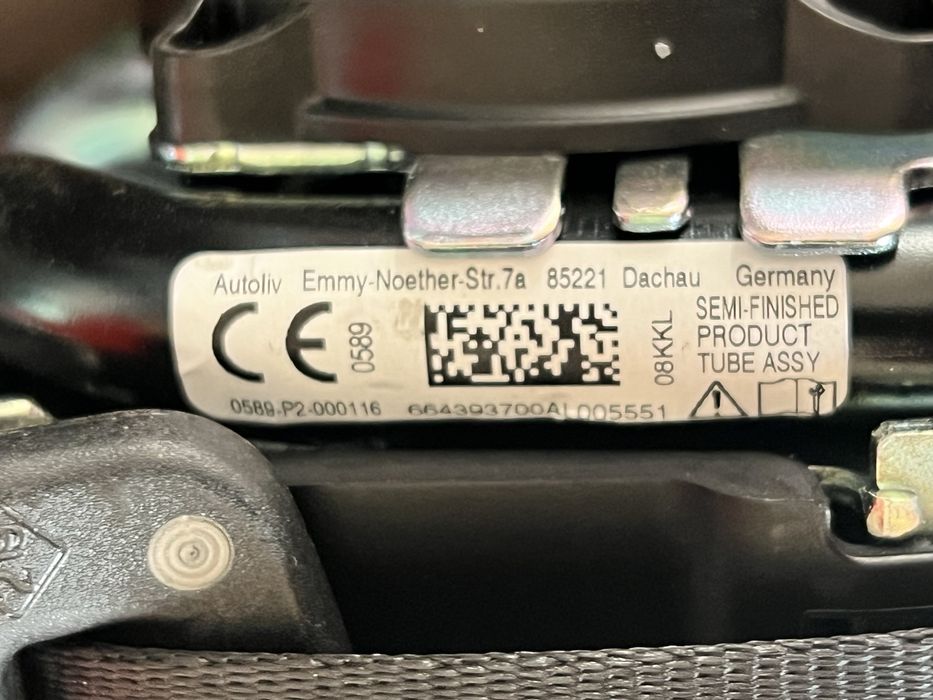 Centura spate centru  Dacia Logan 3 Clio 4 cu capsa pirotehnica