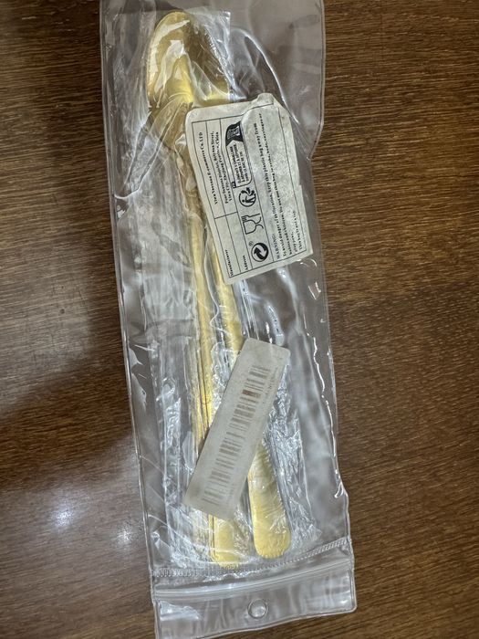 Ложки длинные набор..ложки новые ,золотого цвета