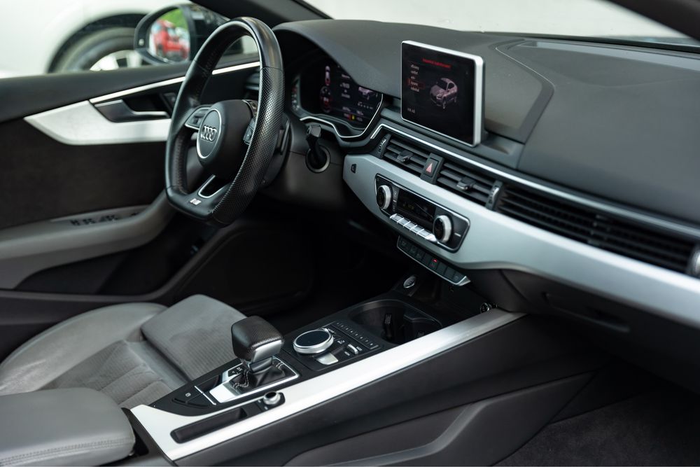 Audi A5 3xS-Line 2018 2.0Diesel 190cp Automat • Transport Gratuit la domiciliu • Numere rosii • Revizie Gratuita