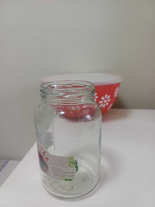 Banka rezbali shishali  1 litr
