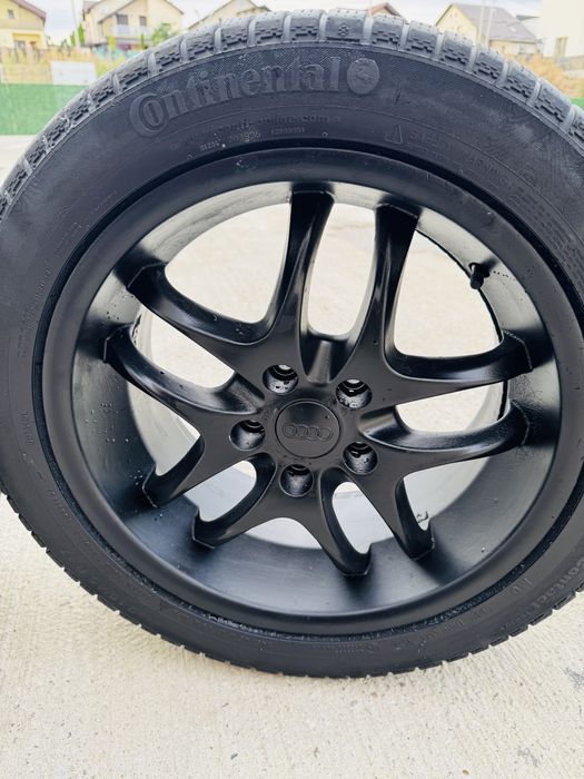 Jante R17 Audi + anvelope iarna 245/45 R17 toate 4