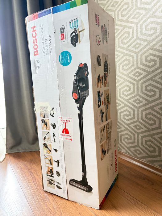 Нова неотваряна Bosch Unlimited Gen2 Serie 8 ProPower – безжична прахосмукачка