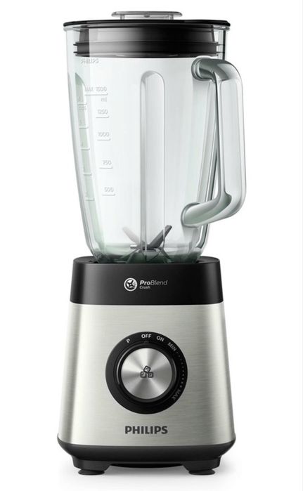 Блендер Philips HR 3571/90 черный-серый