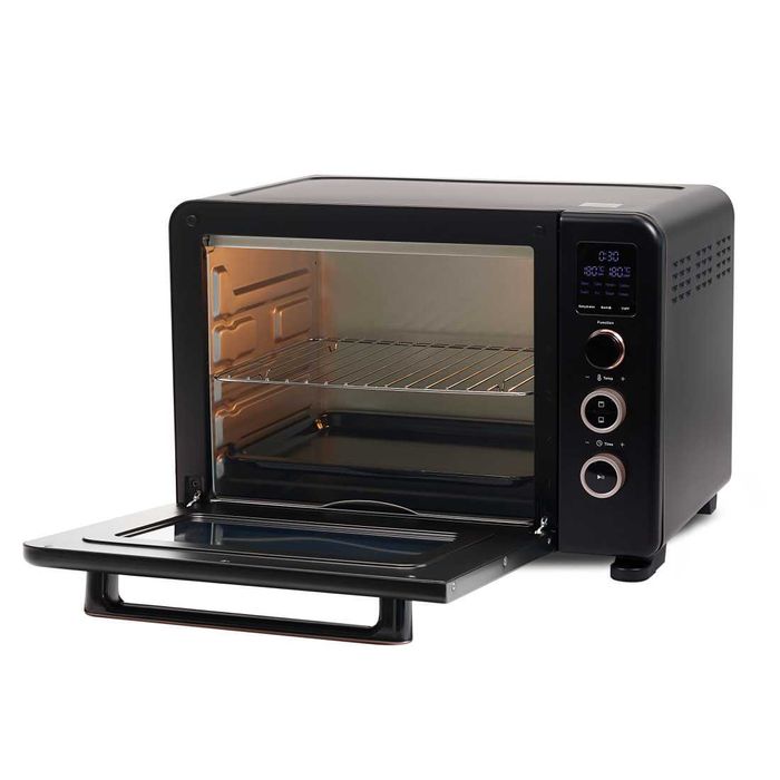 Cuptor electric DIVO, 1800W, 35L, 8 programe, Negru Biovita
