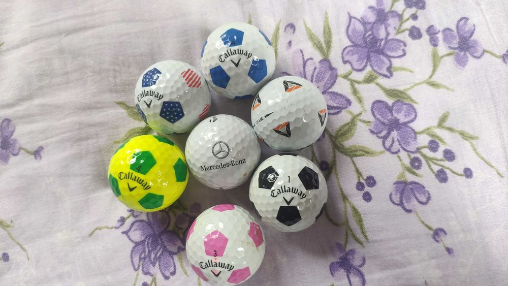 Golf Balls, Titleist Pro V1, TaylorMade TP5, Callaway Chrome Soft, .