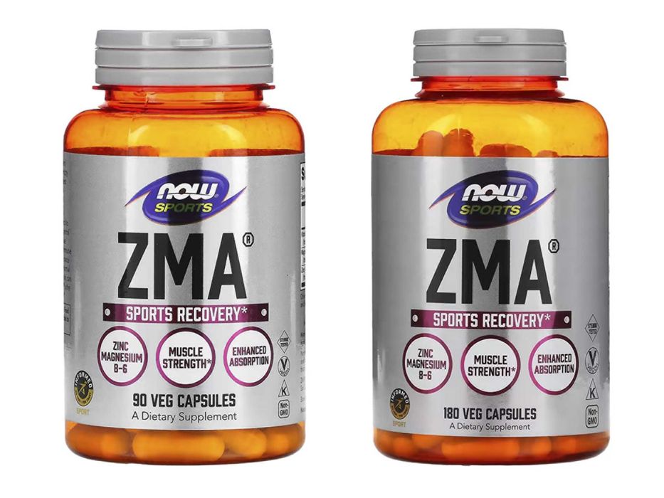 NOW Foods Sports ZMA Sports Recovery 180 и 90 капсул