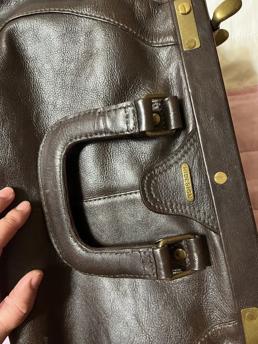 Винтажная сумка кожанная