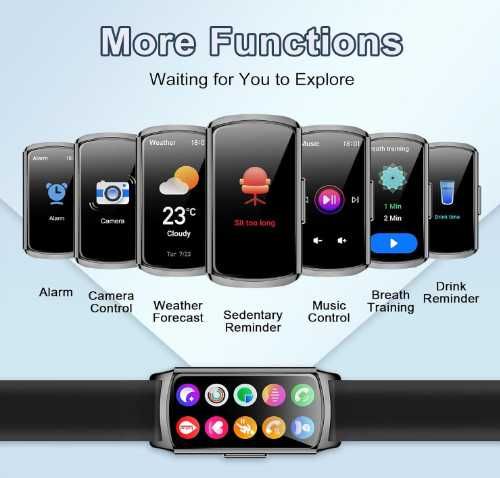 Смарт гривна H29, дамски часовник, фитнес тракер с функция за телефон