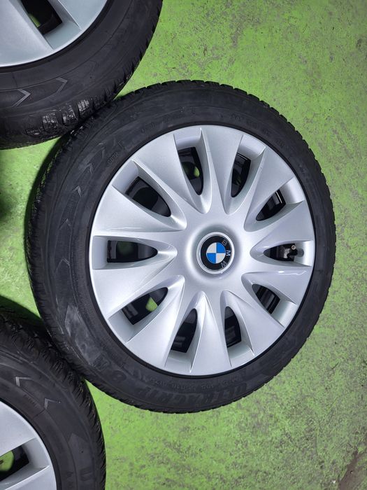 16 5x120 Bmw метални джанти с тасове гуми 5х120 бмв