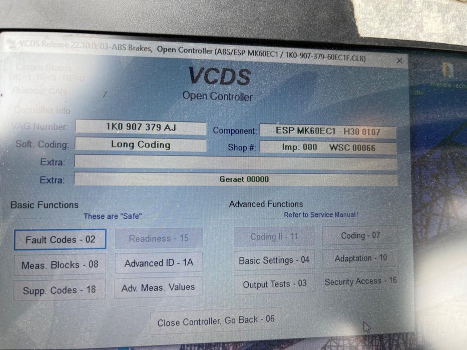 Pompa abs 1K0 614 517 BH 1k0 907 379 AJ