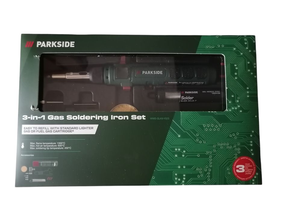 3в1 горелка поялник PARKSIDE, ПАРКСАЙД