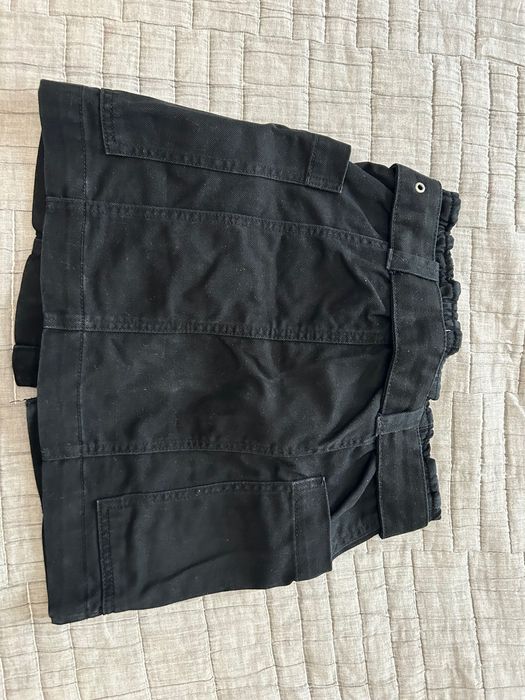 Дънкова черна пола Bershka
