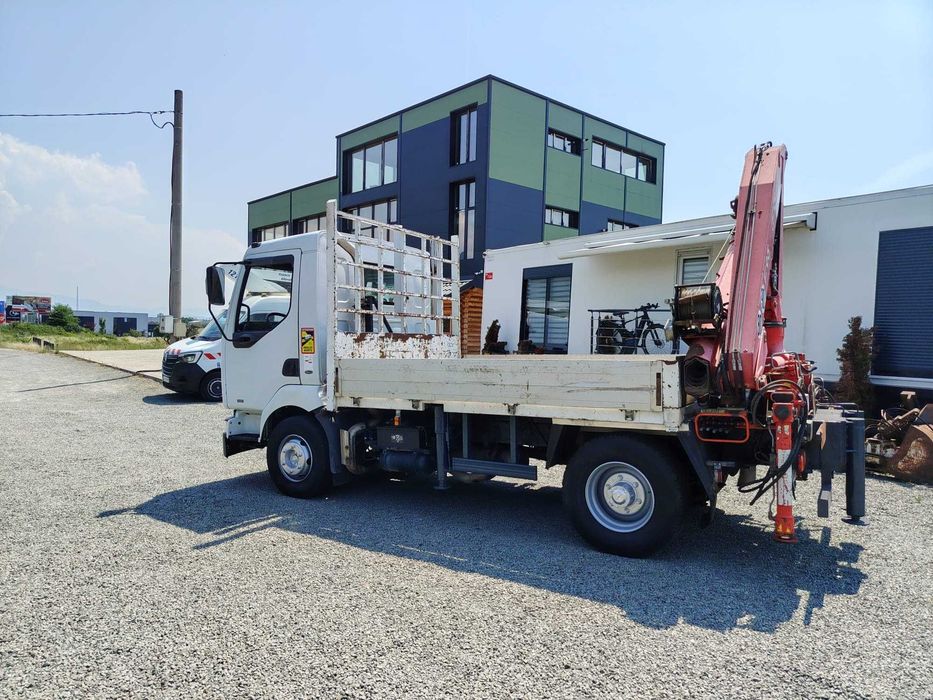 Renault Midlum 135 Bena cu Macara Fassi F95 An Fabricatie 2001 Kilometraj 274264 Km