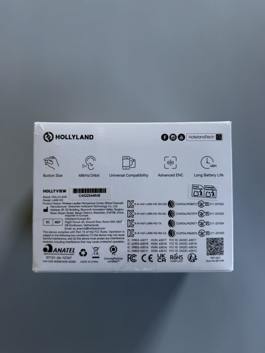 Lavaliera Hollyland Lark M2 / sigilata /