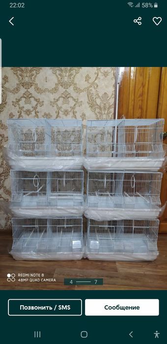 Клетки стандарт для птиц