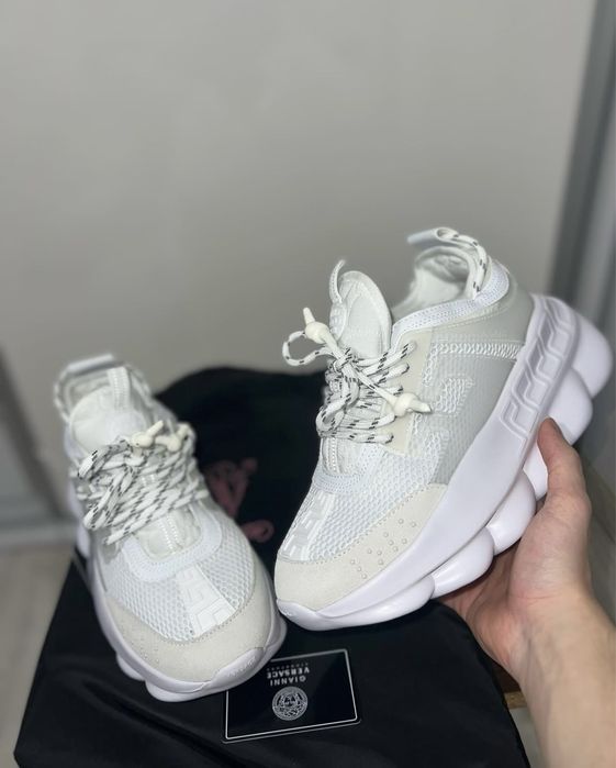 Adidasi versace chain reaction albi 40-43