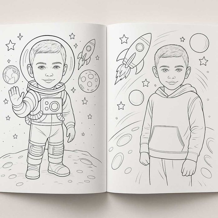 Персонализирани книжки за оцветяване