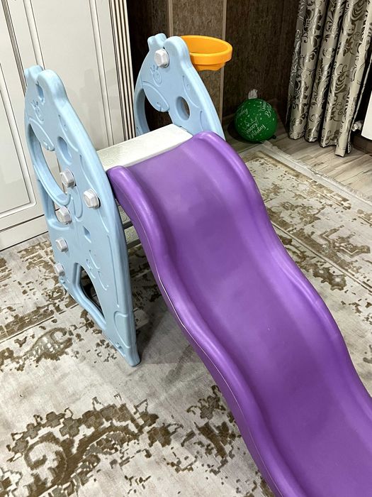 Детская горка. Фиолетовая