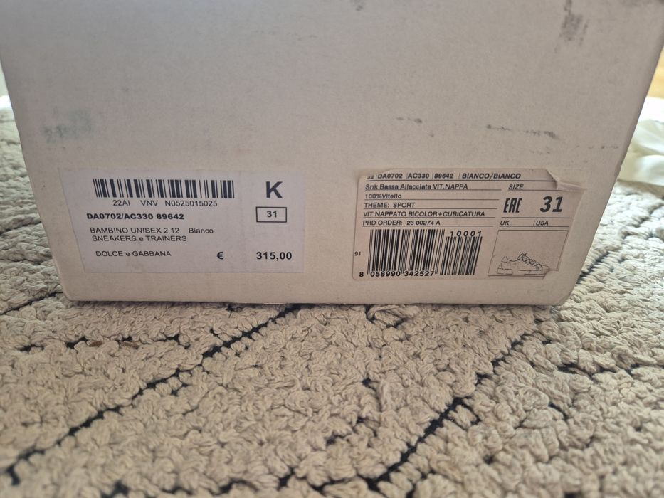 Dolce&Gabbana кецове оригинал