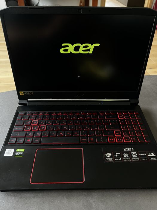Acer Nitro 5 AN515-55 | i7-10750H | GTX 1650 Ti | Като нов + Acer Gaming Mouse
