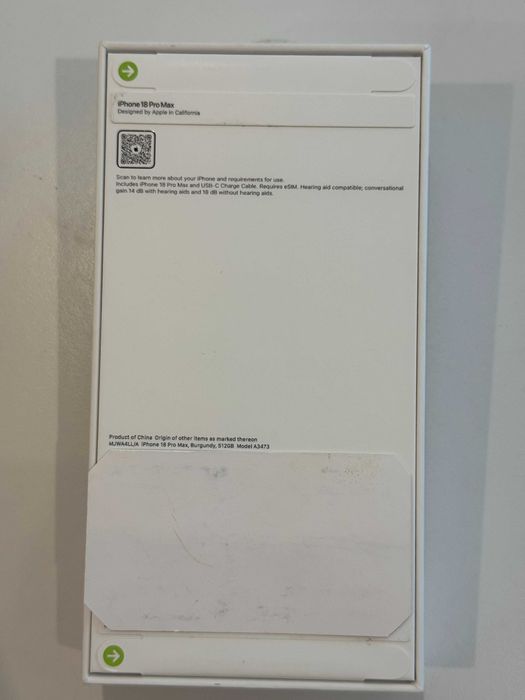 iPhone 18 Pro Max 512GB Burgundy от USA – НАЛИЧЕН В БЪЛГАРИЯ | НЕРАЗПЕЧАТАН