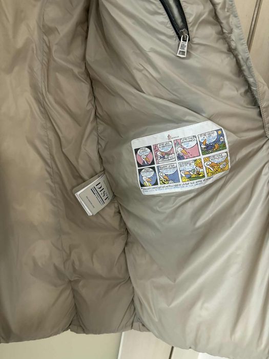 Яке Moncler с яка от естествен косъм