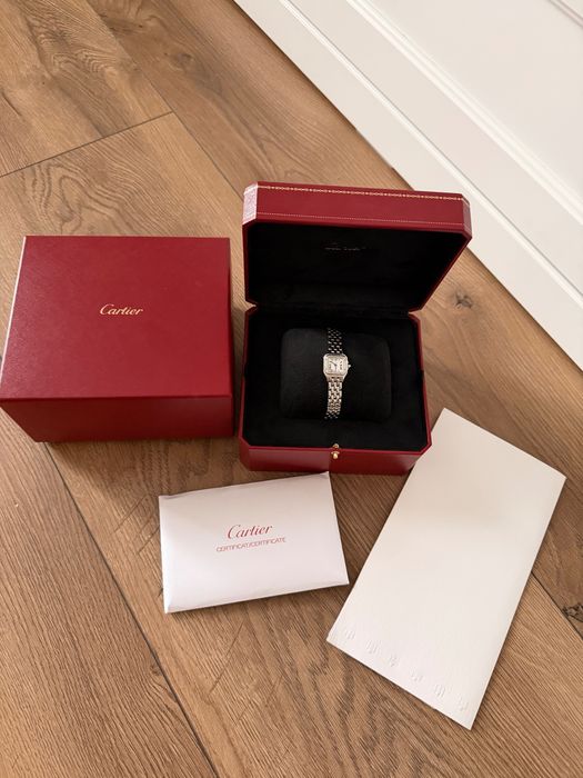 Оригинален часовник Cartier Panthère Mini, стомана.