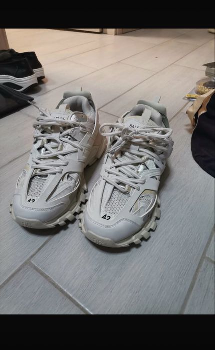 balenciaga track white