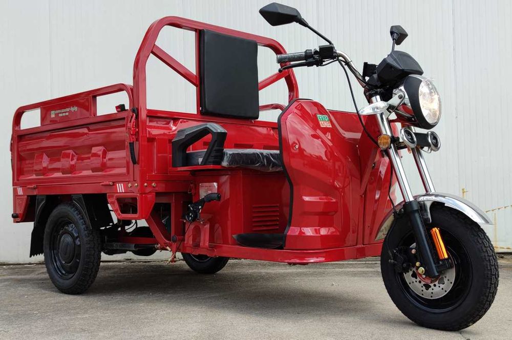 Електрическа карго триколка EcoWay модел JBII 130 самосвал бордо