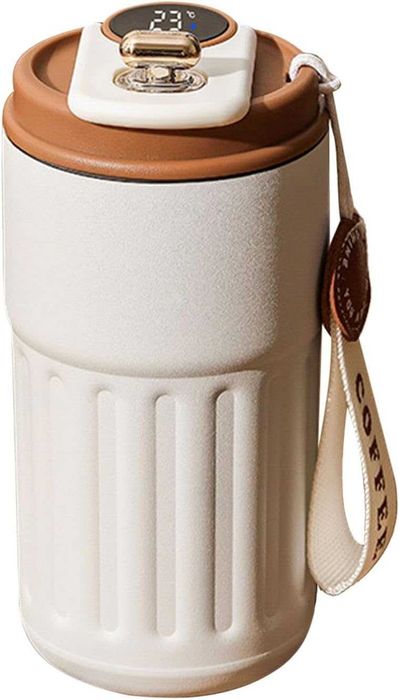 Преносима термо чаша с интелигентен LED дисплей за температура